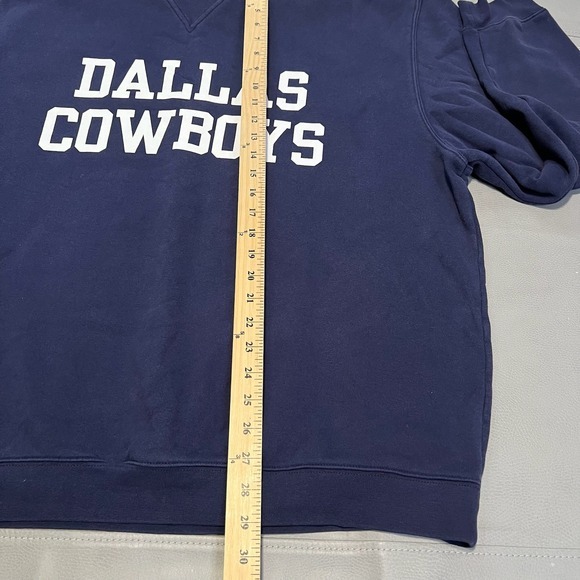 VTG Y2K Reebok Dallas Cowboy Rangers Sweatshirt Men XL Navy NFL Sweater-3594 - Picture 4 of 8